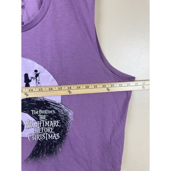 Disney Nightmare Before Christmas Shirt Womens 2XL Sleeveless Tank Top Jack - Picture 6 of 8